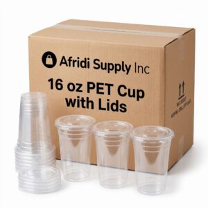 16 oz PET Cup with Lid